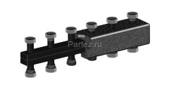 Настенный распределительный коллектор Meibes ME 66301.4 на 4-7 отопительных контуров