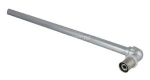 Угол пресс с хромированной трубкой 20х15 мм, 30 см VALTEC