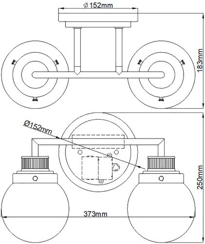 Бра Hinkley QN-POPPY2-PC-BATH