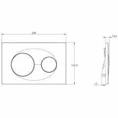 Сет AZARIO инсталляция с панелью смыва + унитаз Gloria с сиденьем микролифт+ клавиша 0012