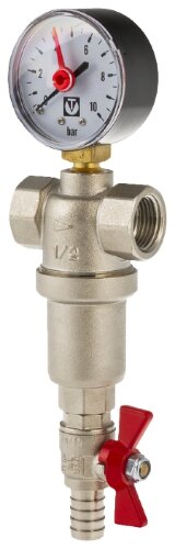 Клапан подпиточный с фильтром и манометром 1/2" VALTEC