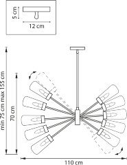 Потолочная люстра Lightstar 690103