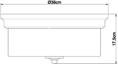Потолочный светильник Arte Lamp A1735PL-3SR