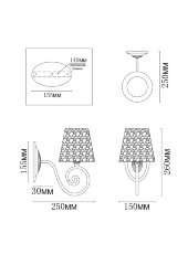 Бра MyFar MR1311-1W