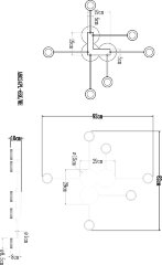 Потолочная люстра Arte Lamp A8024PL-6WH
