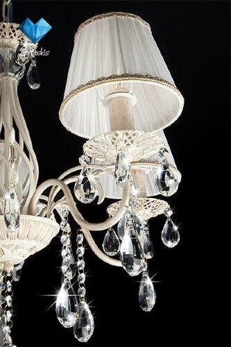 Подвесная люстра Eurosvet 10054/5 белый с золотом