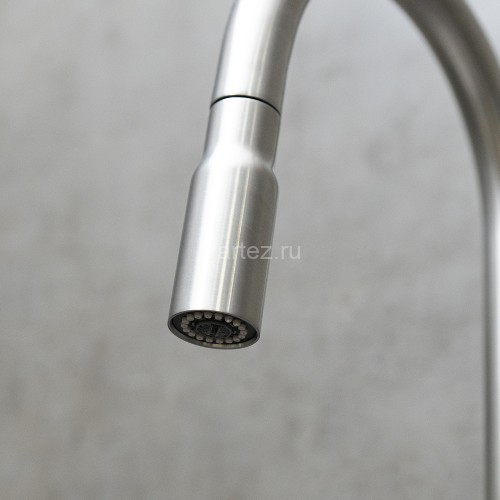 Смеситель Lemark Expert LM5086S для кухни с вытягивающимся поворотным изливом