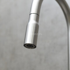 Смеситель Lemark Expert LM5086S для кухни с вытягивающимся поворотным изливом