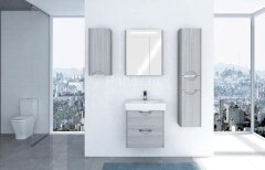 Зеркало-шкаф AQUATON СИЛЬВА 60с подсветкой, Дуб Фьорд (1A216202SIW60)