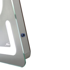 Зеркало с LED-подсветкой MELANA-8060 подогрев/часы/космет.зеркало/Bluetooth  (MLN-LED091B)