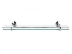 Полка стеклянная Fixsen Europa, хром (FX-21803 )