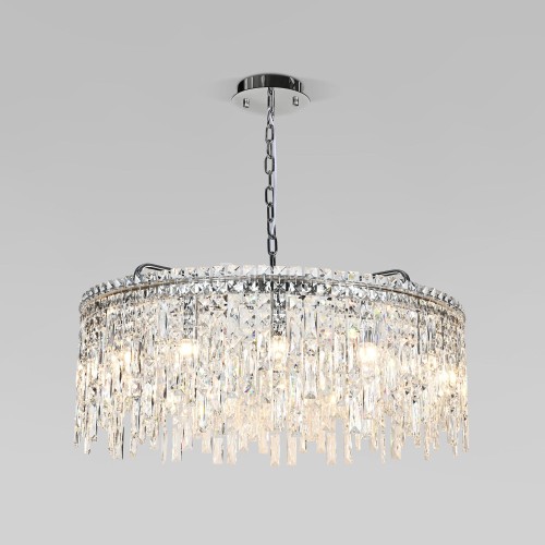 Подвесная люстра Eurosvet 60159 хром