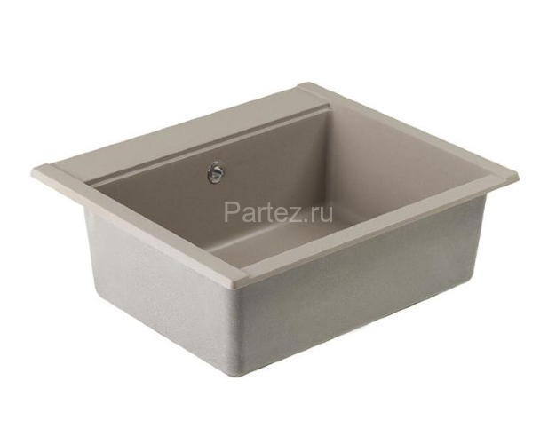 Кухонная мойка AQUATON Делия 60, серый шелк (1A715232LD250)