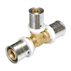 Тройник пресс переходной 20х20х16 VALTEC