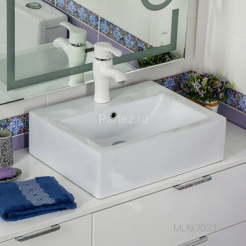 Накладная раковина melana mln-7033