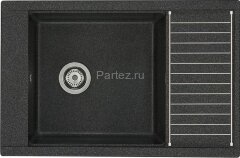Кухонная мойка AQUATON Делия 78, графит (1A715132DE210)