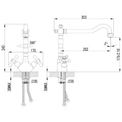 Смеситель Lemark Standard LM2109C для кухни