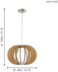 Подвесной светильник Eglo 95598