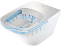 Унитаз подвесной Duravit Durastyle 373x540x393 без смывного края, с сиденьем, белый (45510900A1)