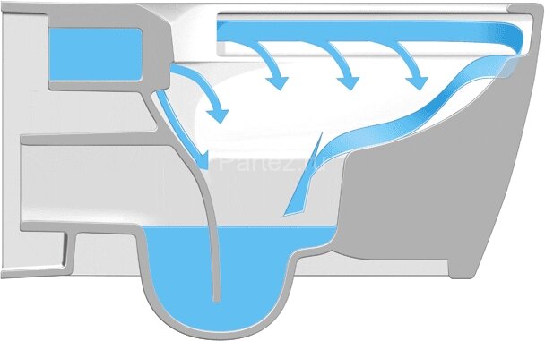 Унитаз подвесной Duravit Durastyle 373x540x393 без смывного края, с сиденьем, белый (45510900A1)