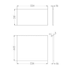 Фасад для тумбы Aquaton Лондри 60 Дуб Кантри (1A274801LHDY0)