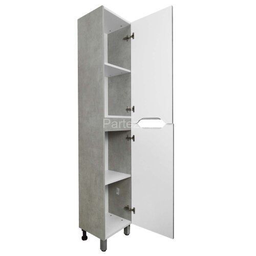 Пенал Loranto Florena 360х300х1800 напольный, правый, светлый бетон (CS00087006)