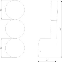 Настенный светильник Elektrostandard 40130/LED белый