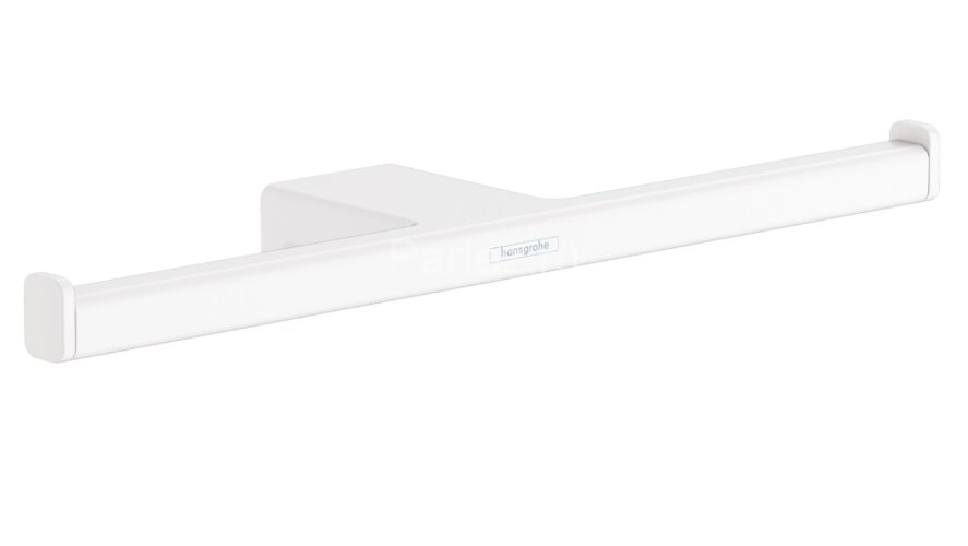 Держатель запасного рулона туалетной бумаги двойной Hansgrohe AddStoris, матовый белый (41748700)