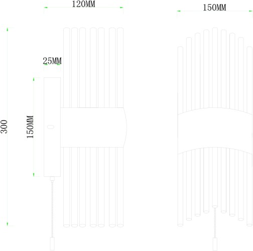 Бра Arte Lamp A1034AP-2CC