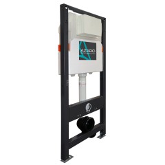 Сет AZARIO NEW Инсталляция 3/6л + подвесной унитаз Azario Mona 530x360x365 с быстросъемным сиденьем