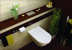 Комплект: Инсталляция OLI 80, пневматика + Панель слива SALINA глянцевый хром