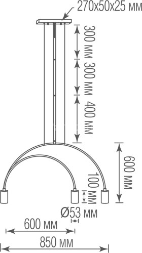 Подвесной светильник Donolux S111018/3