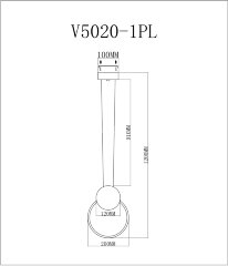 Подвесной светильник Moderli V5020-1PL
