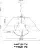 Подвесная люстра Arte Lamp A4086LM-6CC