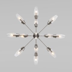 Потолочная люстра Eurosvet 60140/12 сатин-никель