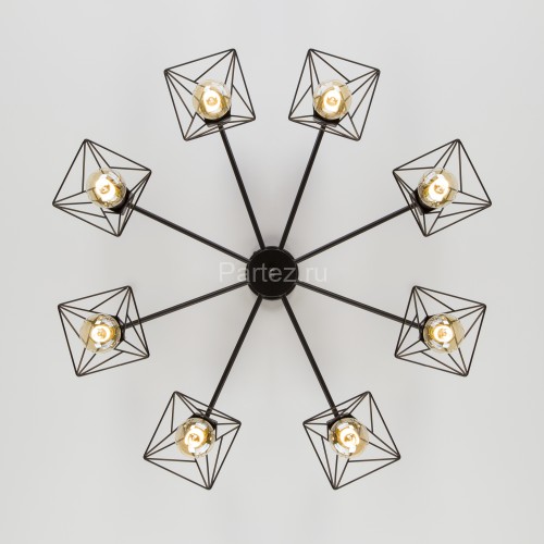 Потолочная люстра Eurosvet 70107/8 черный