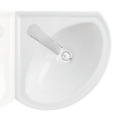 Раковина Sanita Веер 36, угловая, белая (VERSAWB01)