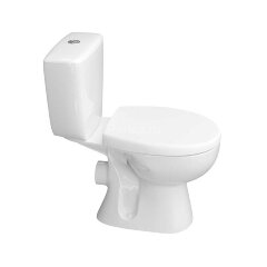 Унитаз-компакт Керамин Позитано ЖС Инкоэр 750х640х360 напольный, с жестким сиденьем, с двухрежимной 