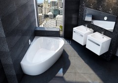 Ванна акриловая Ravak LOVE STORY II PU-PLUS P белая