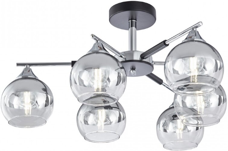 Потолочная люстра Arte Milano 339354/6 CR+BK