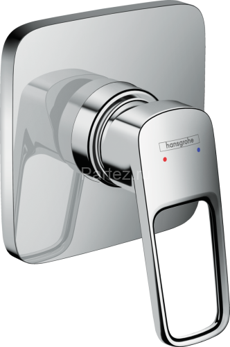 71612000 Logis Loop Смеситель для душа с маленькой розеткой, СМ, хром (нужна СЧ 13620180)