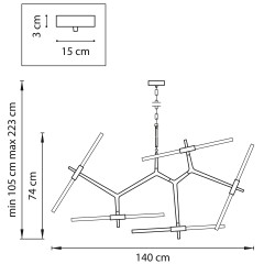 Подвесная люстра Lightstar 742107