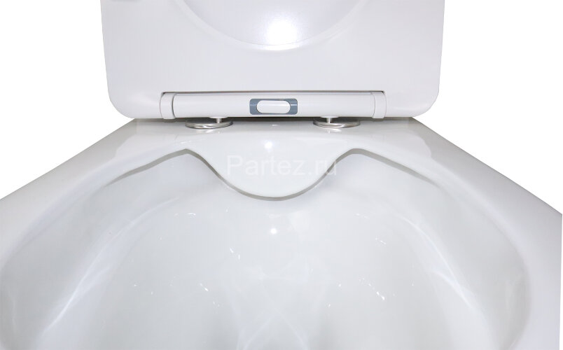 Унитаз-компакт Azario Flin 365х590х790 напольный, безободковый с быстросъемным сиденьем микролифт (A