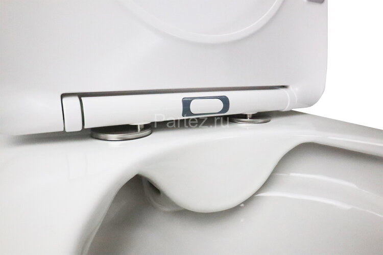 Унитаз-компакт Azario Flin 365х590х790 напольный, безободковый с быстросъемным сиденьем микролифт (A