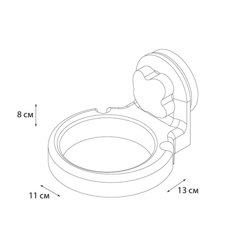 Держатель для фена Fixsen Grampus, белый (GR-3403)