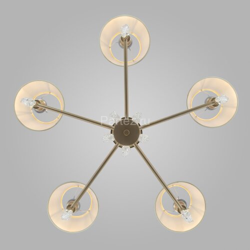 Подвесная люстра Eurosvet 60148/5 матовое золото