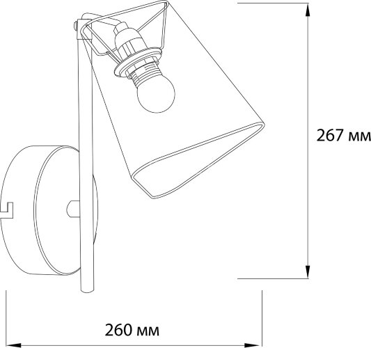 Бра Escada 10185/1A Grey
