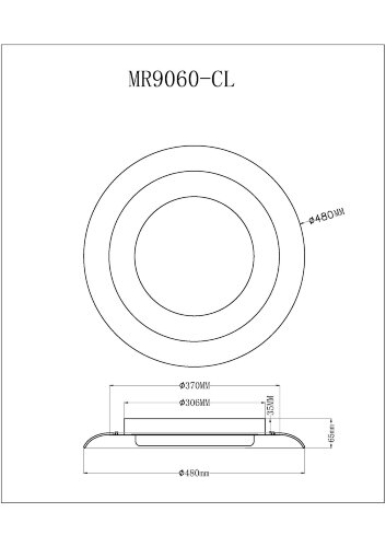 Потолочный светильник MyFar MR9060-CL