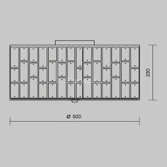 Потолочная люстра Maytoni MOD184PL-04CH