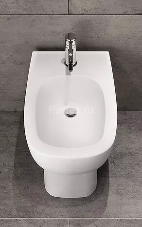 Биде напольное Sanita Luxe Infinity в комплекте с креплением (INFSLBI01)